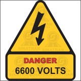 Danger - 6600 volts 